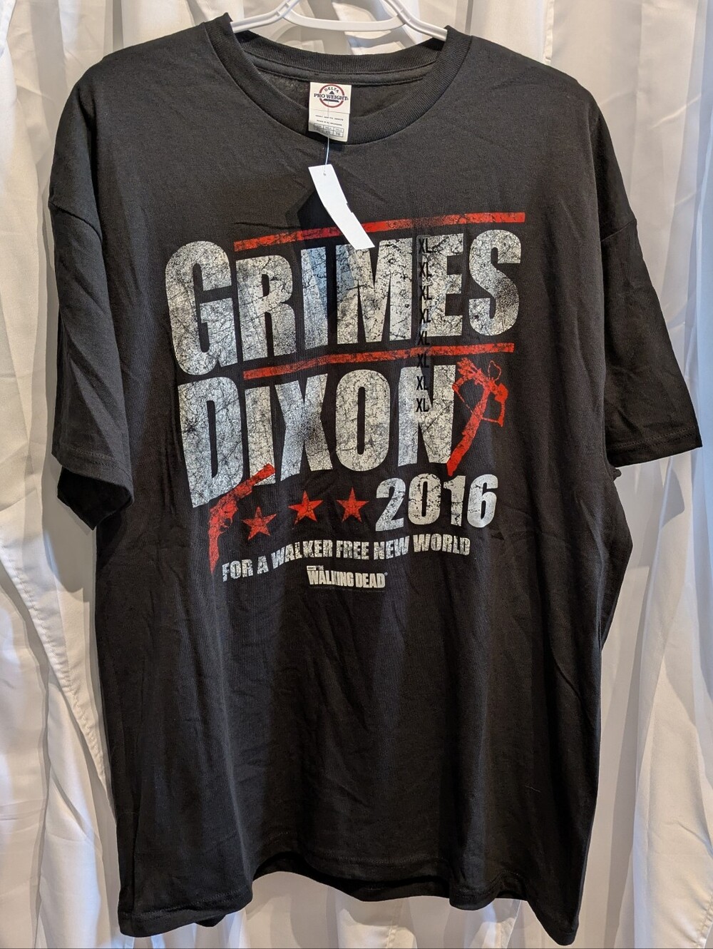 3 Grimes Dixon 2016 Campaign Shirt XL Walking Dead